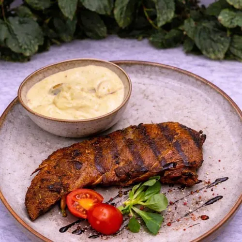 Steak din limba la gratar